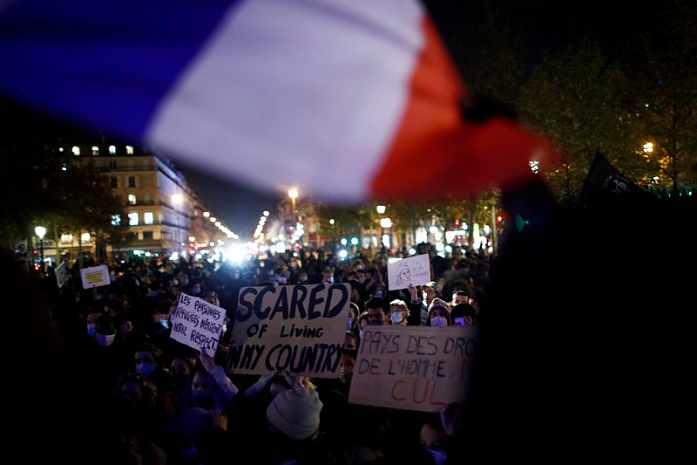 париж, полиция, протесты