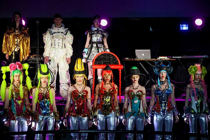 россия, москва, мода, показ, космос, планетарий