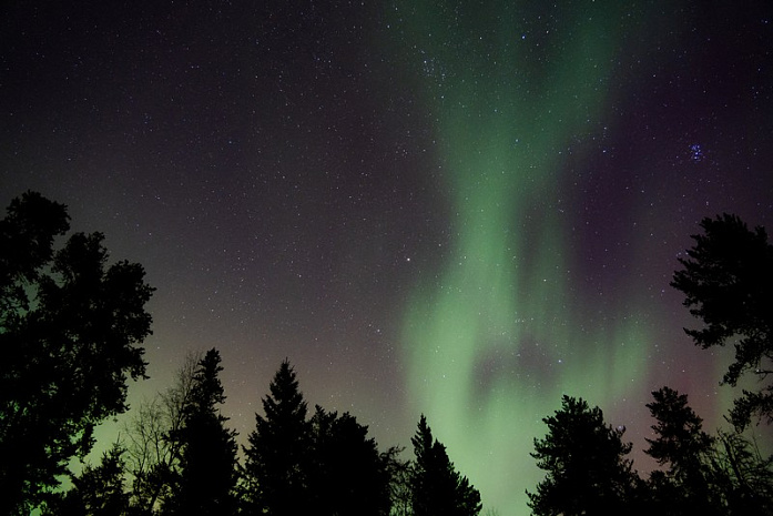 солнце, вспышка, земля, полярное сияние