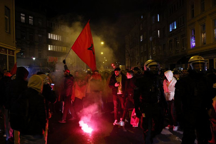 чемпионат мира, франция, марокко, фанаты, беспорядки
