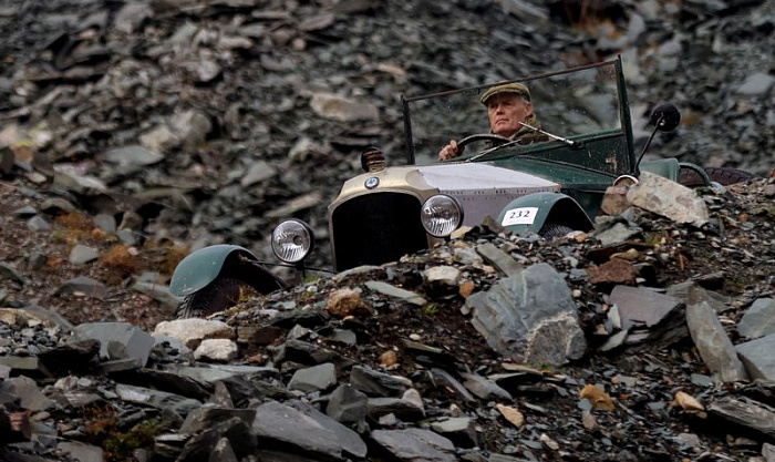 англия, ретро, автомобиль, подъем на холм