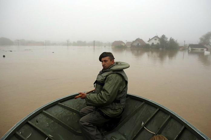 сербия, катастрофа, наводнение