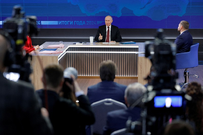 Россия, Путин, прямая линия, итоги года, 2024