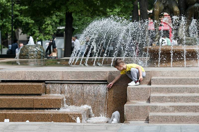 россия, москва, погода, жара