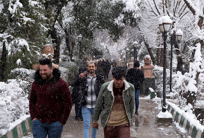 ирак, снег