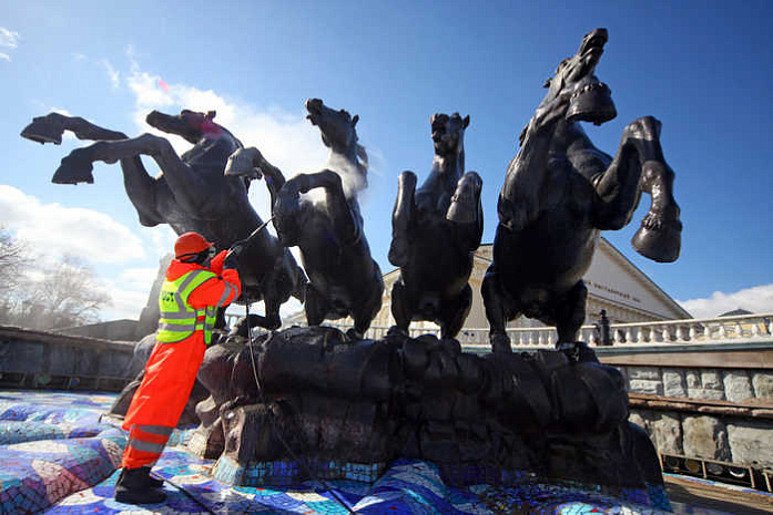 москва, фонтаны