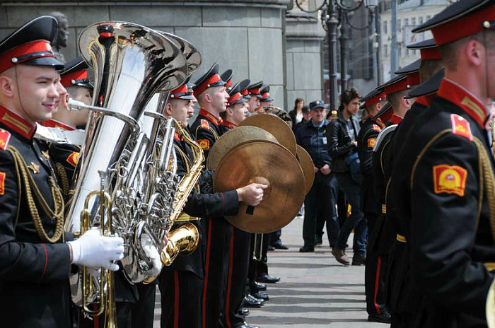 россия, москва, музыка, суворовцы, спасская башня