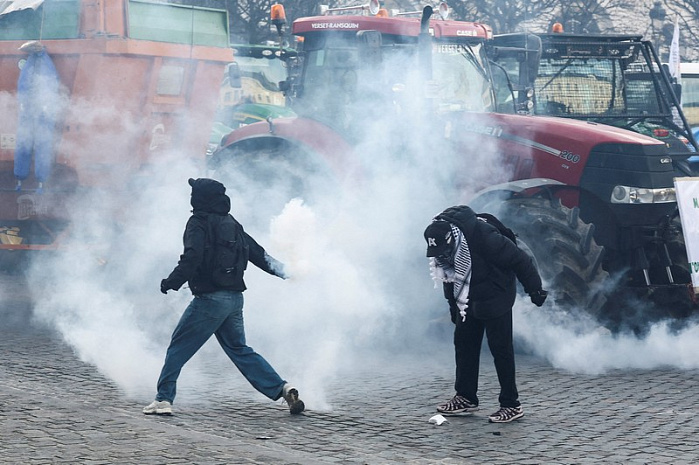 евросоюз, брюссель, фермеры, протест, торговля, соглашение, мерсокур