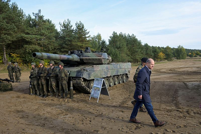 германия, бундесвер, учения, шольц