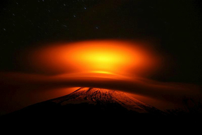 чили, вулукан, извержение