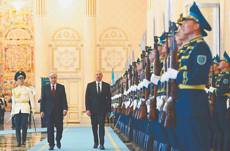 казахстан, азербайджан, стратегическое партнерство, энергетика, нефть, токаев, алиев