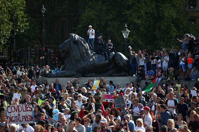 лондон, коронавирус, covid-19, протесты