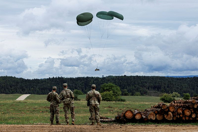 сша, европа, германия, военные учения, десант