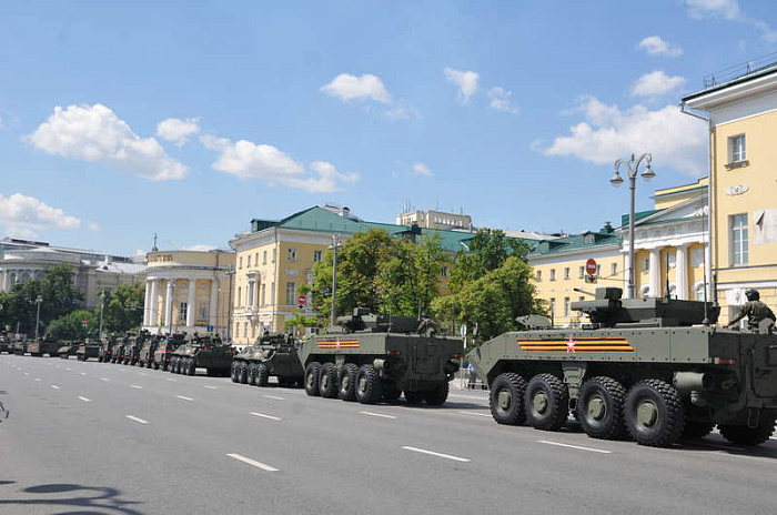 парад победы, техника, манежная площадь