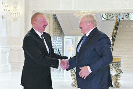 белоруссия, лукашенко, внешгняя политика, визит, алиев, азербайджан, экономика, товарооборот, нефть