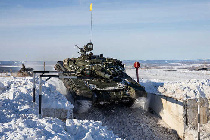 россия, армия, соревнования, танковый биатлон