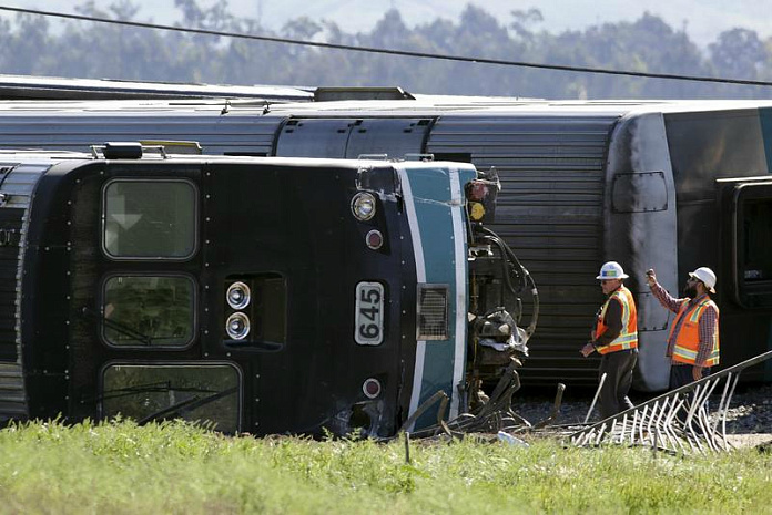 сша, поезд, катастрофа, жертвы