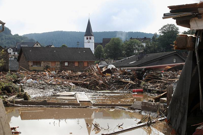 германия, наводнение, разрушения