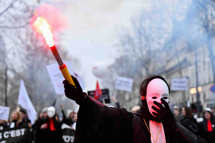 франция, париж, юристы протест