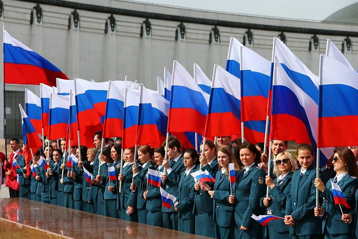 россия, день государственного флага, москва, празднование