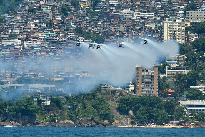 бразилия, рио де жанейро, вертолеты, пилотаж, Patrulla ASPA