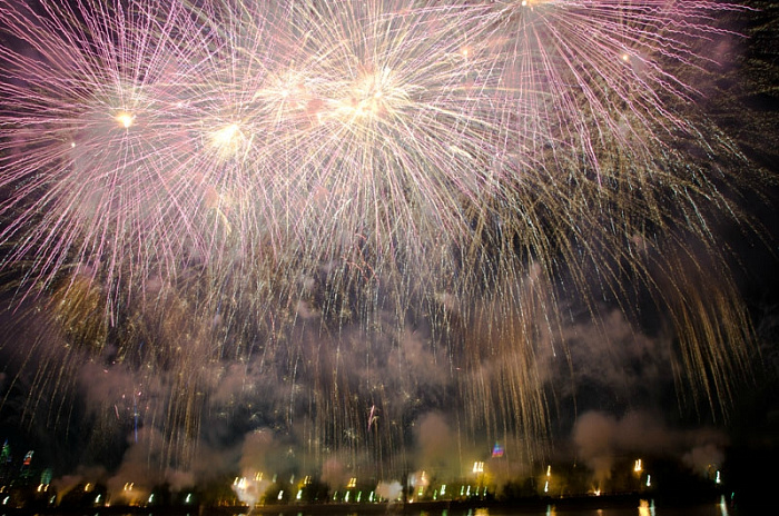 россия, москва, фейерверк, фестиваль