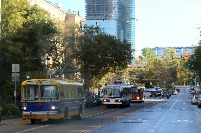 москва, транспорт, троллейбус