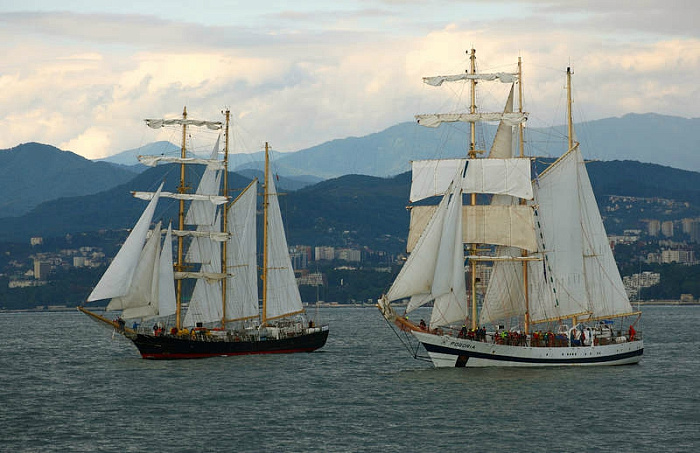 парусники, черное море, регата