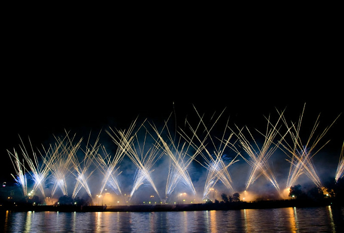 россия, москва, фейерверк, фестиваль
