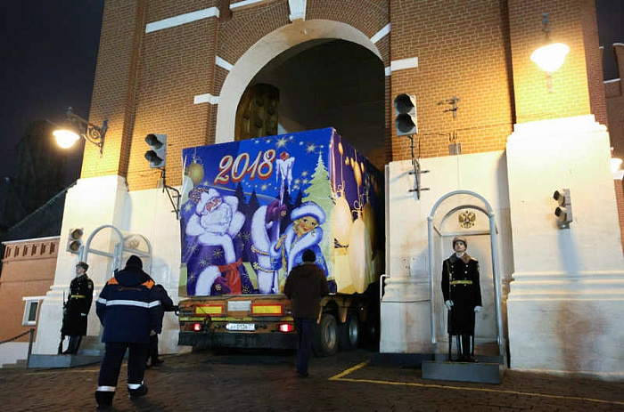 елка, москва, кремль