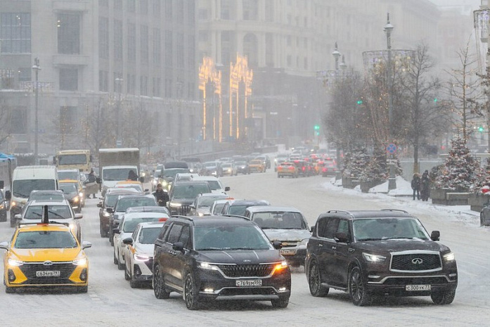 россия, москва, циклон, вивана, метель