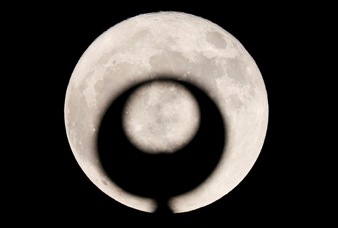 земля, луна, суперлуние