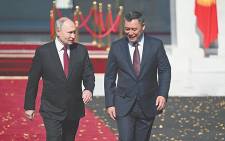 путин, визит, киргизия, жапаров, база кант, соглашения, пво