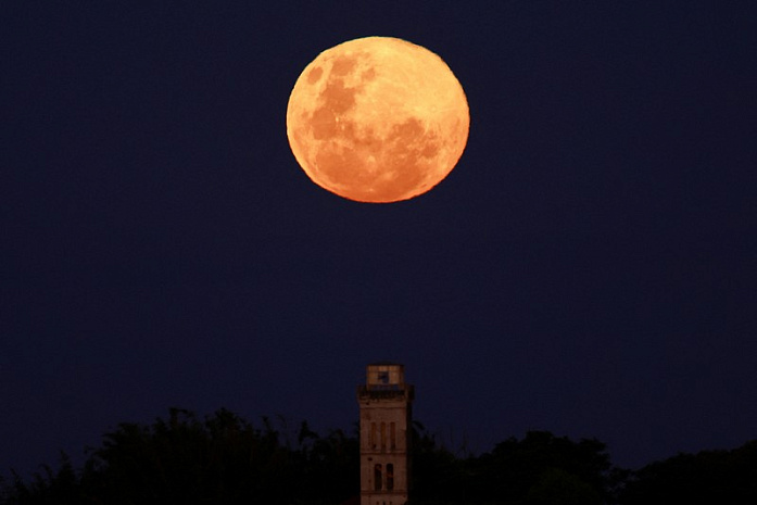 луна, суперлуние, холодная луна