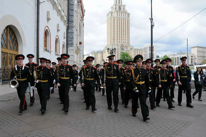 россия, москва, музыка, суворовцы, спасская башня