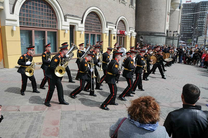 россия, москва, музыка, суворовцы, спасская башня