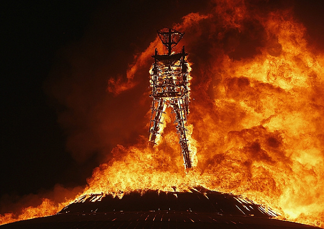 фестиваль, искусство, Burning man, огонь