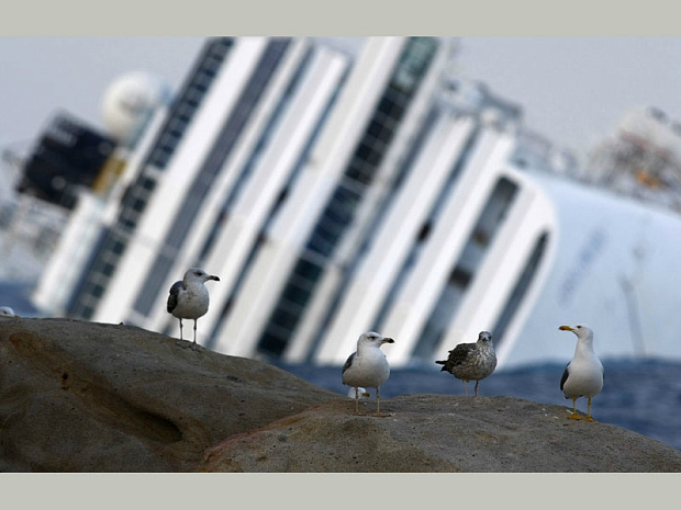 Италия, лайнер, Costa Concordia