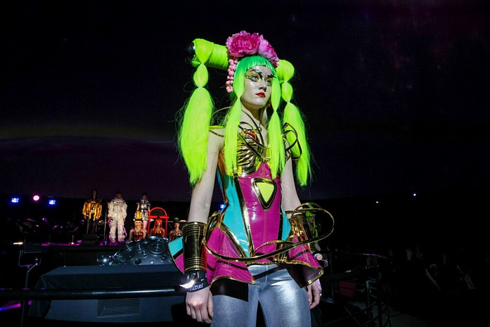 россия, москва, мода, показ, космос, планетарий