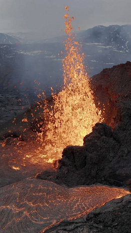 исландия, вулкан, извержение