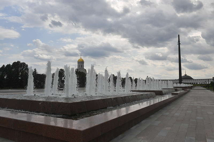 москва, фонтаны, сезон