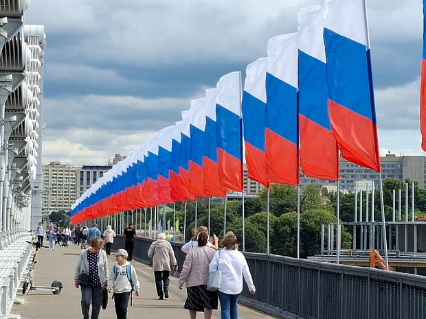 россия, день государственного флага, москва, празднование