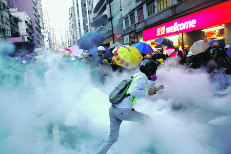 китай, гонконг, уличные протесты