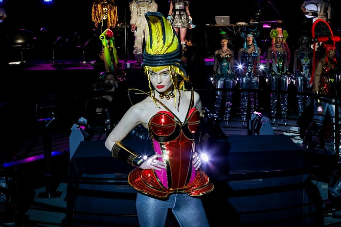 россия, москва, мода, показ, космос, планетарий