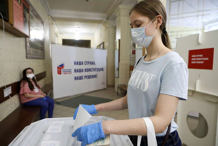 россия, голосование, поправки, конституция, москва
