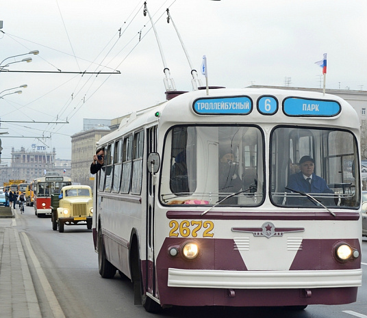 троллейбус, транспорт, город, москва