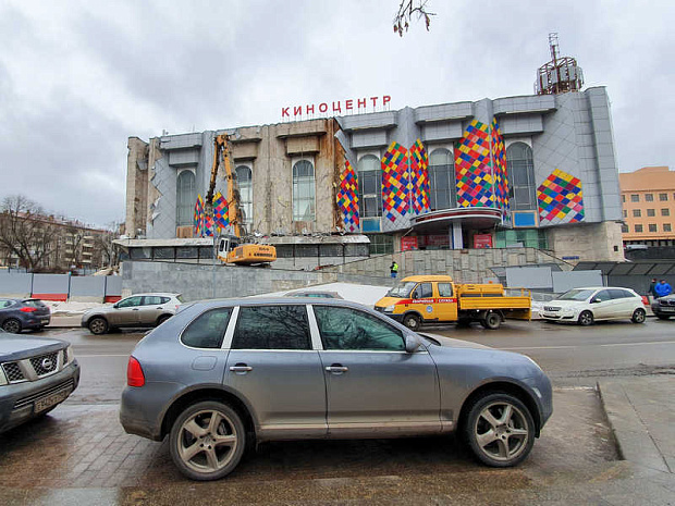 москва, киноцентр, соловей, демонтаж
