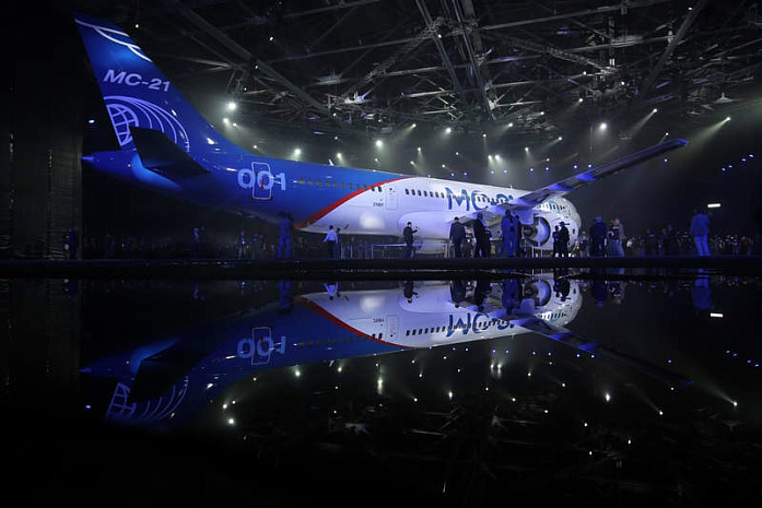 россия, авиация, мс-21, выкатка