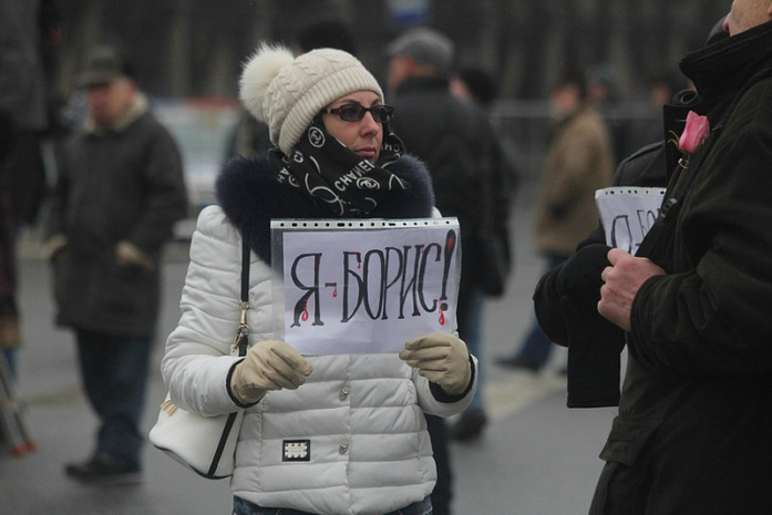 москва, траур, шествие, немцов, убийство