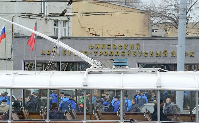 троллейбус, транспорт, город, москва